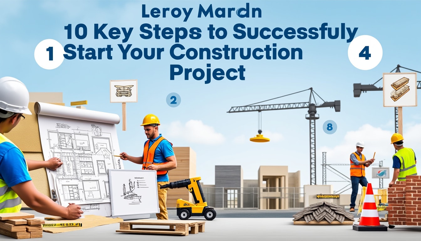 découvrez les 10 étapes essentielles pour réussir votre projet de construction avec leroy merlin. de la planification à l'exécution, suivez nos conseils pratiques pour réaliser votre rêve de manière efficace et sécurisée.